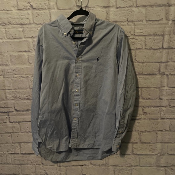 Ralph Lauren Light Blue Button Up- 16.5" x 42